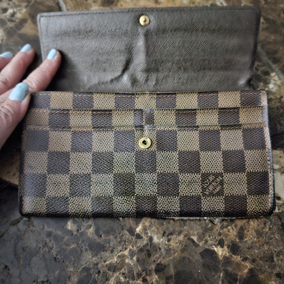 Louis Vuitton Damier Portefeuille Sarah Long Wallet - Picture 4 of 10